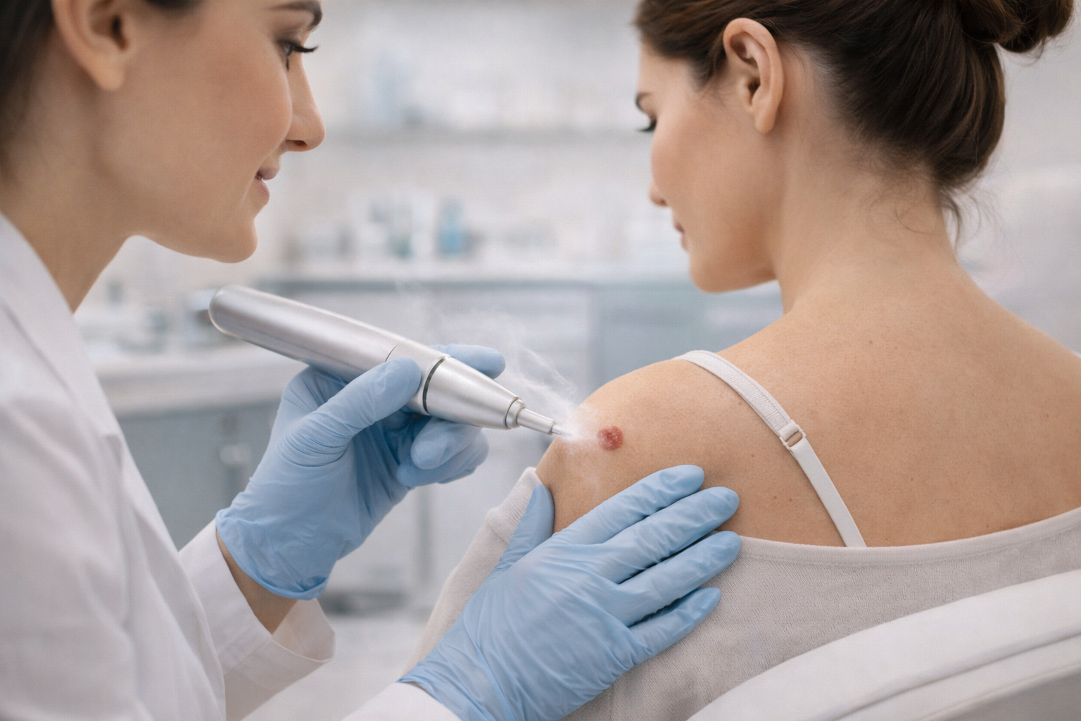 A close-up visual representation of skin texture, highlighting the intricate details and unique characteristics that make each person's skin experience personal and meaningful.